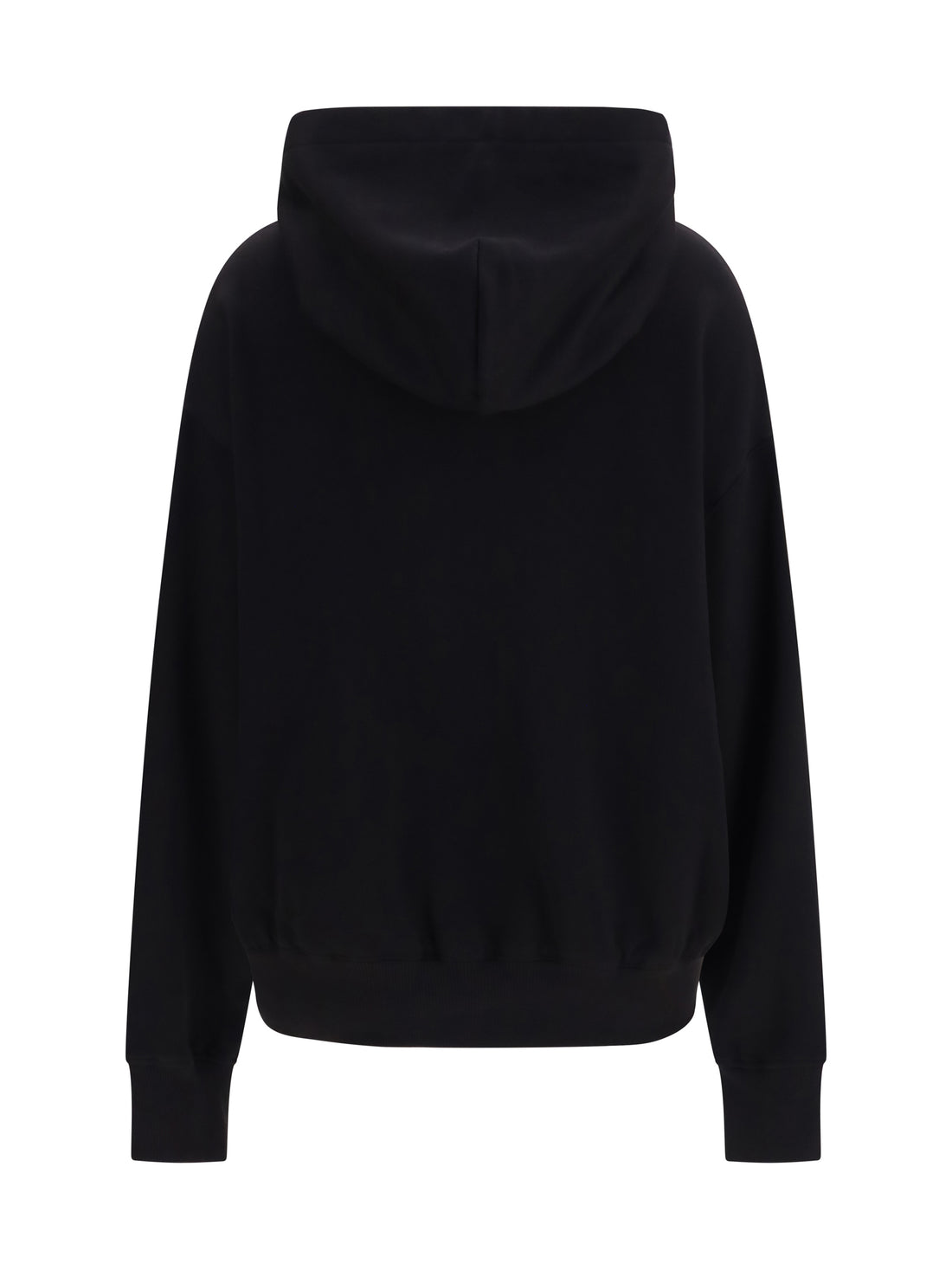 DOLCE &amp; GABBANA 38 cotton hooded sweatshirt with logo patch