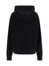 cotton hooded sweatshirt with logo patch