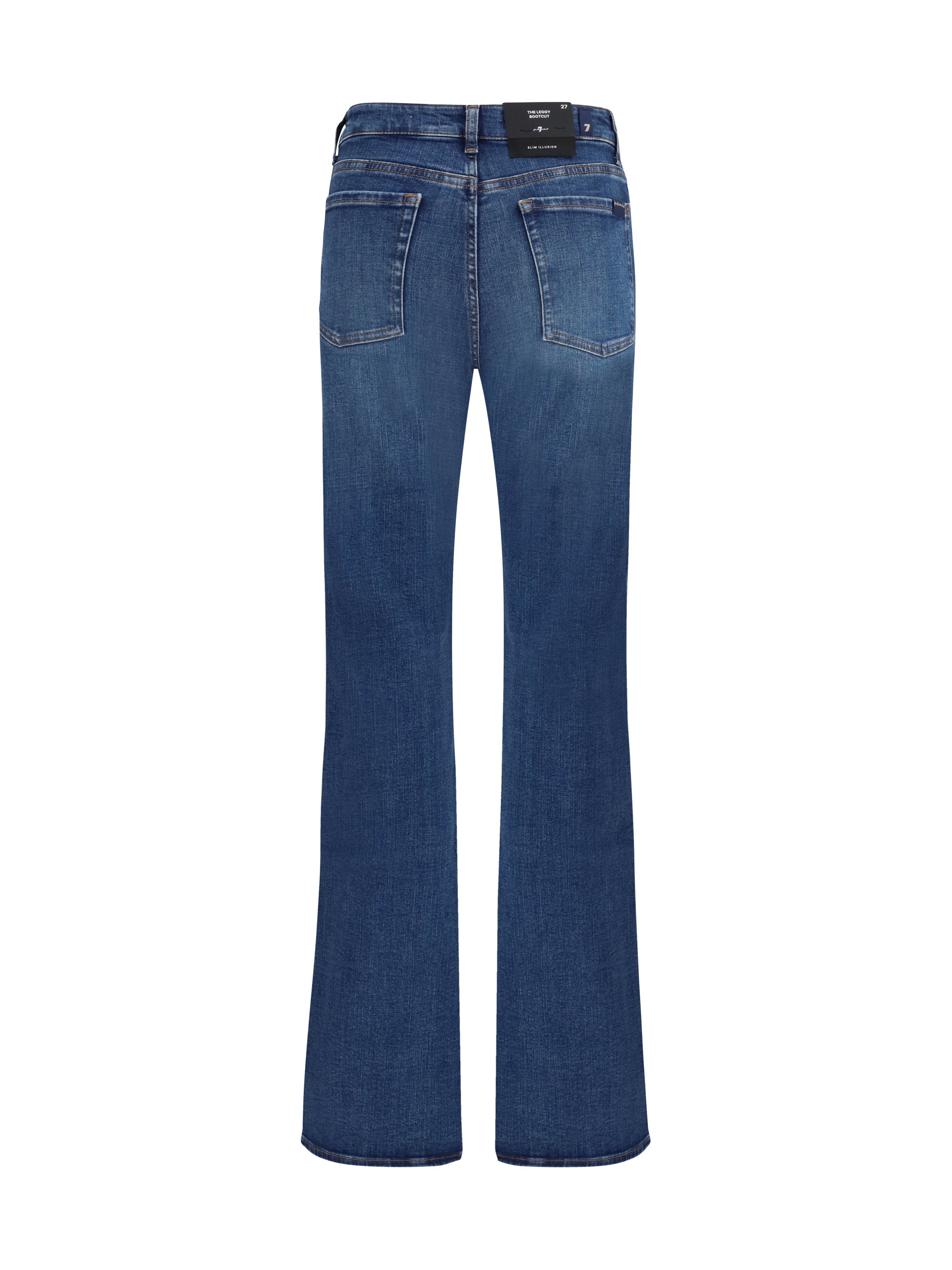 slim illusion leggy bootcut jeans