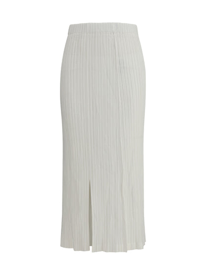 GONGDID DESIGN OS wavy midi skirt