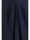 pleated silk skirt