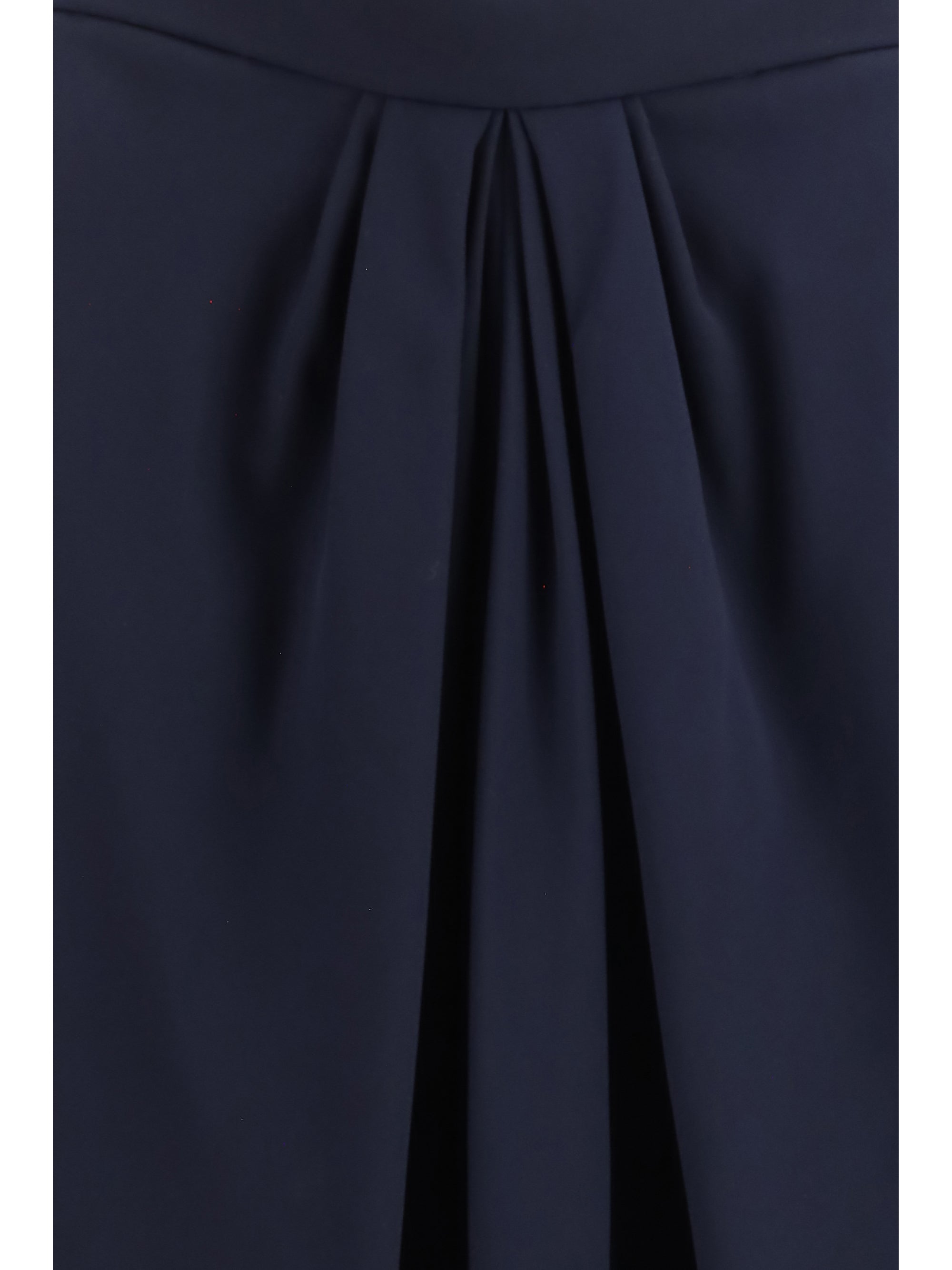 pleated silk skirt