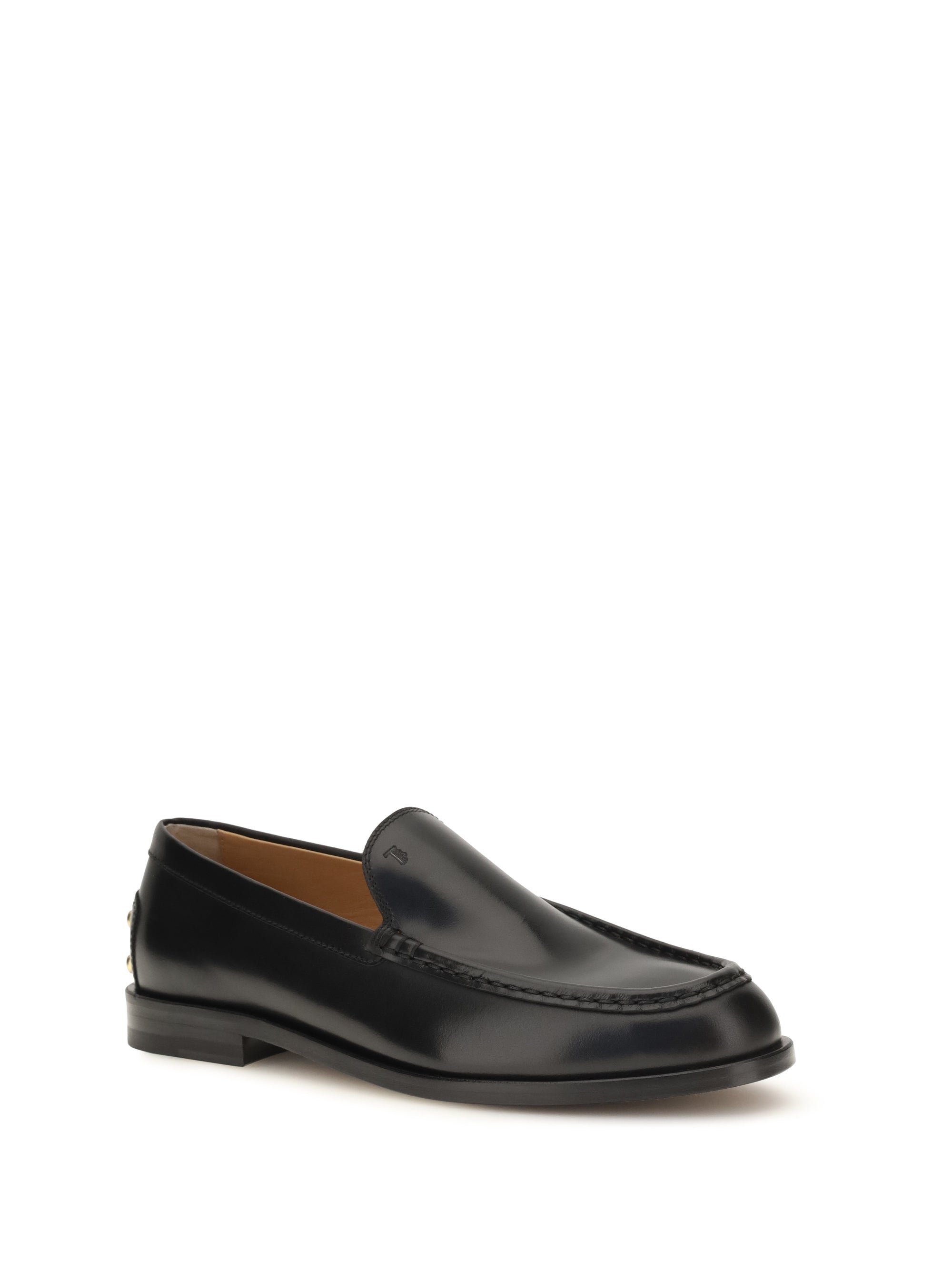 gommino leather loafers