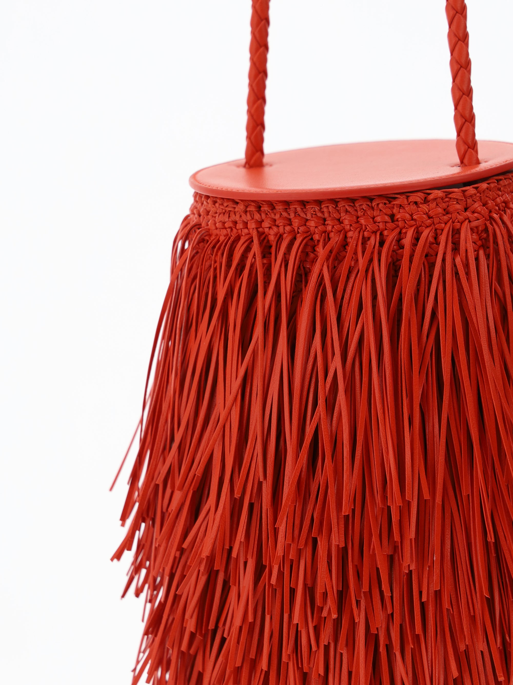 frayed handbag