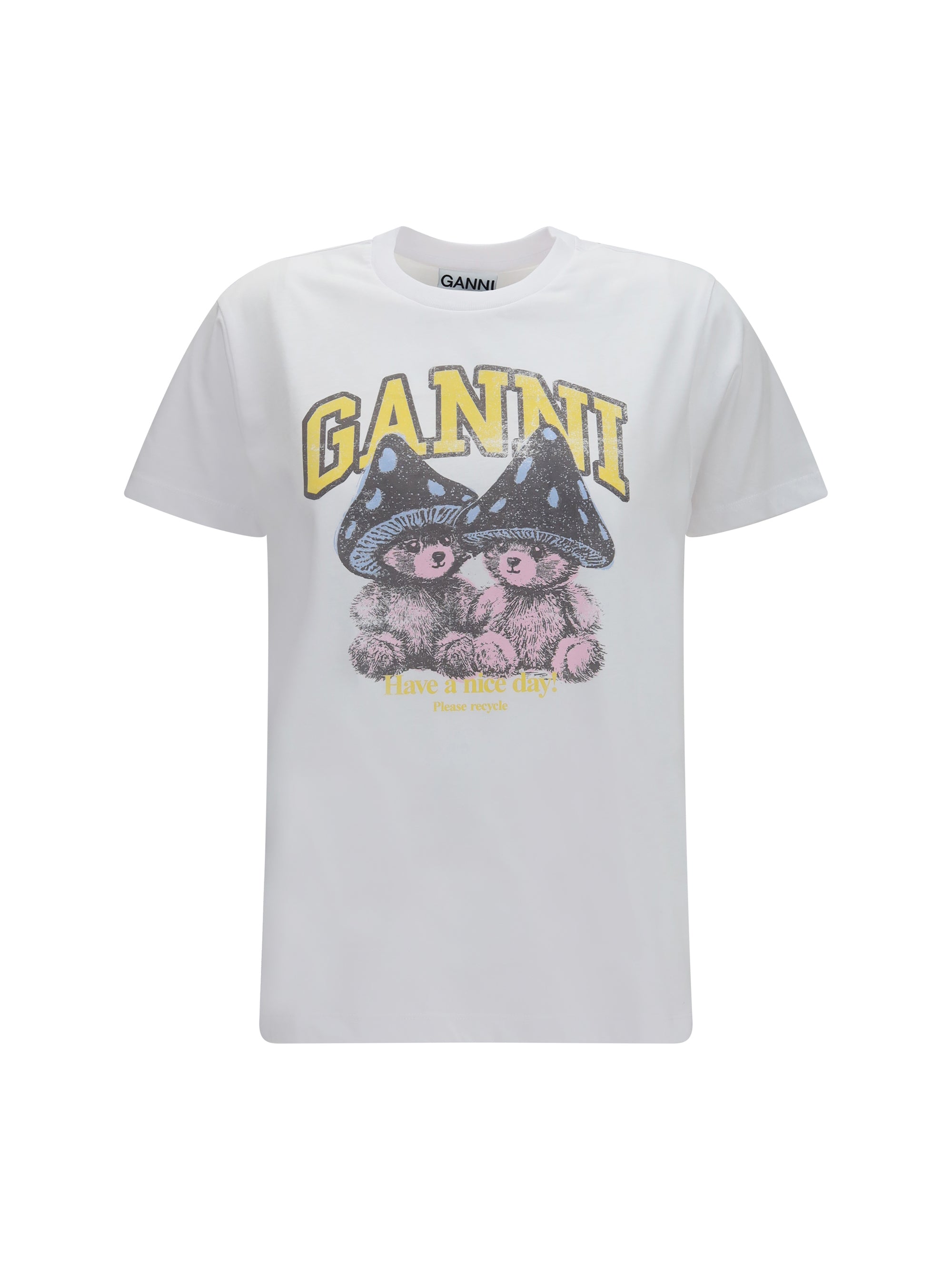teddy mushroom cotton t-shirt