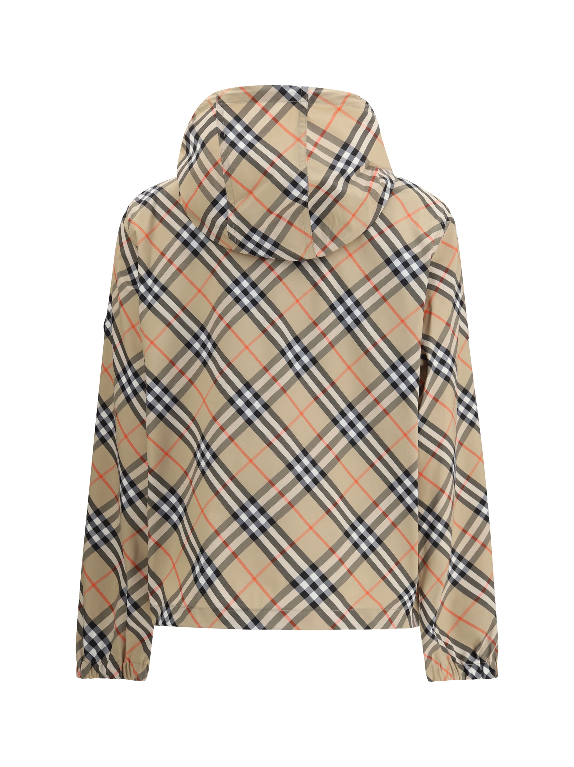 BURBERRY M archivio check waterproof jacket 