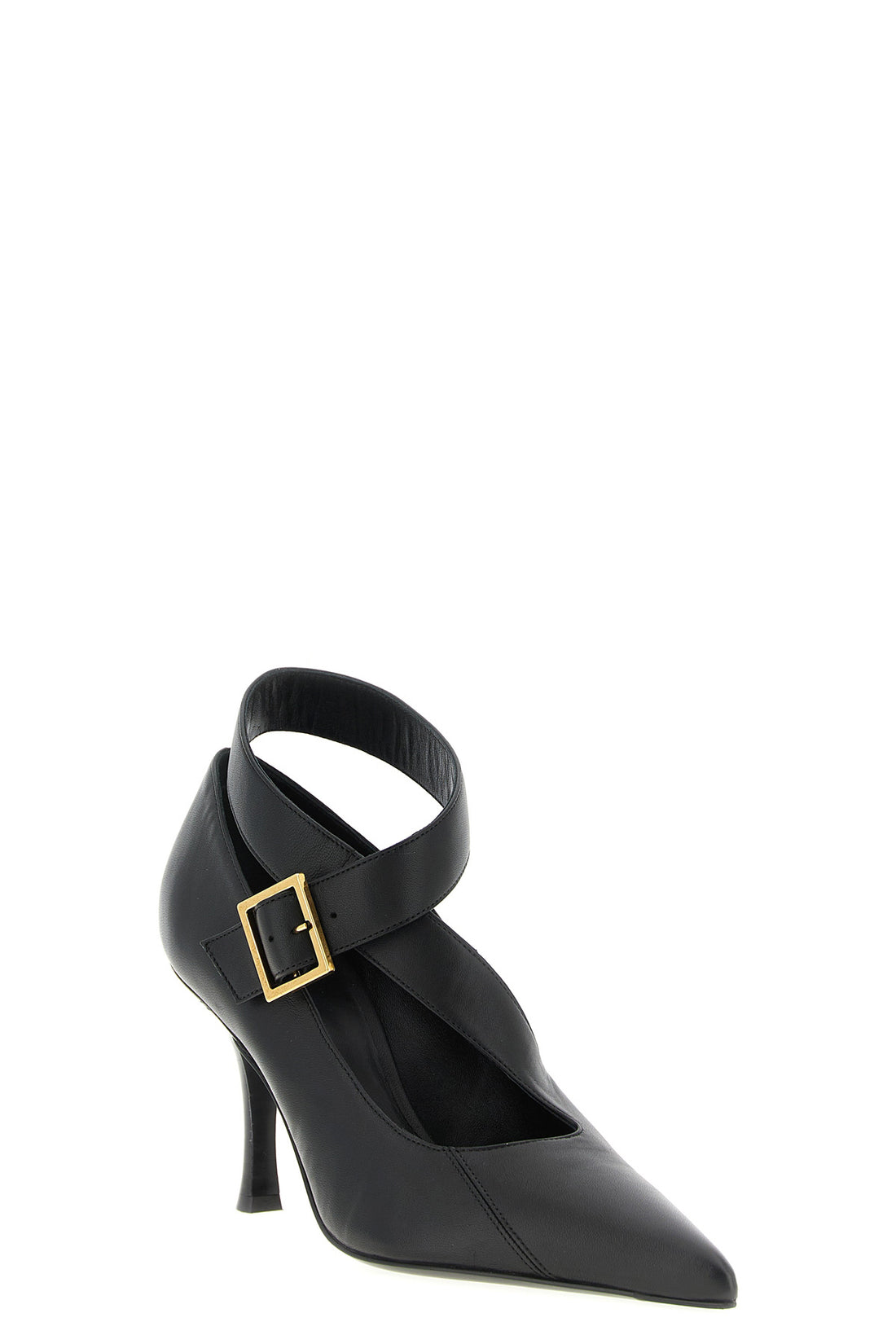 KHAITE 38 sloan pointed pumps in lamb leather