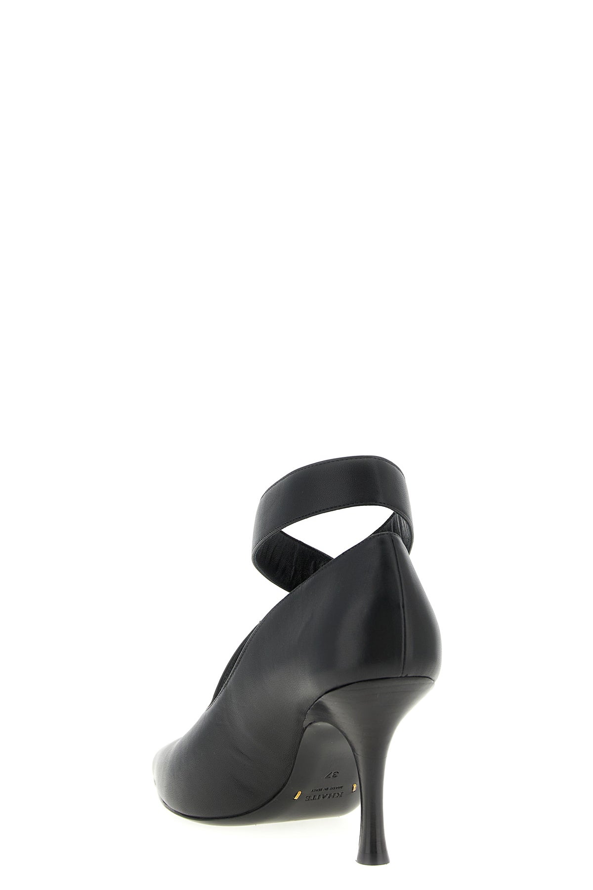 sloan pointed pumps in lamb leather