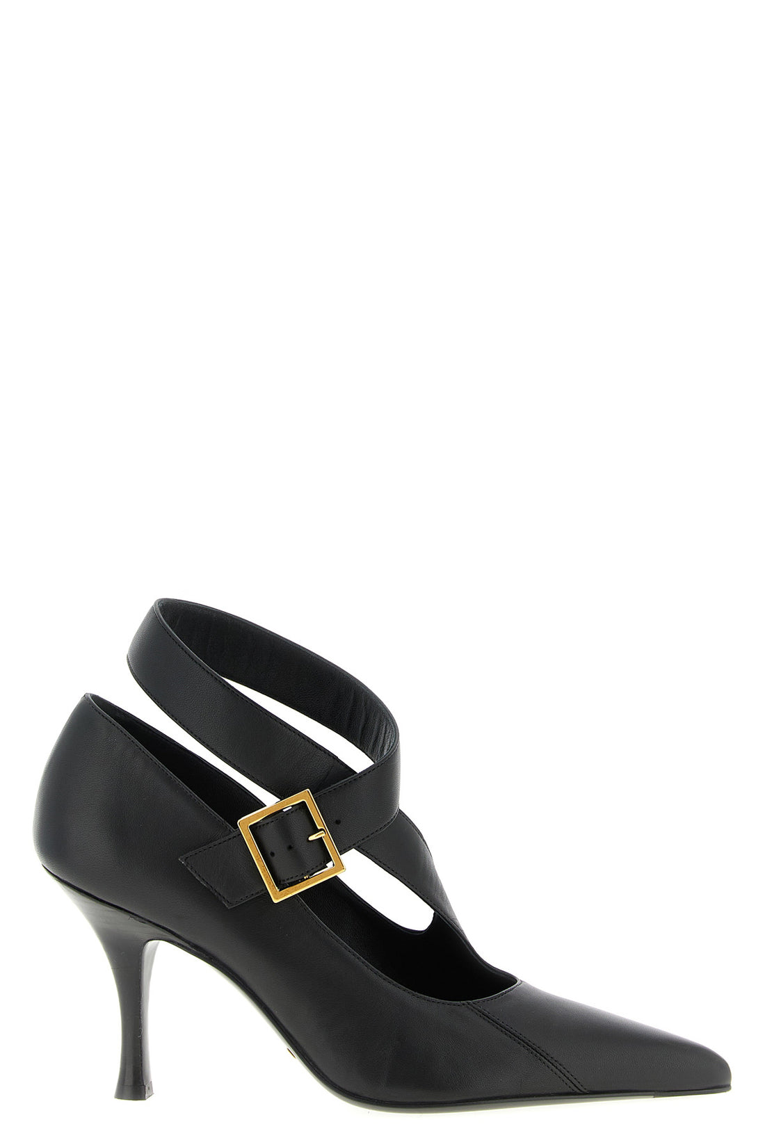 KHAITE 38 sloan pointed pumps in lamb leather