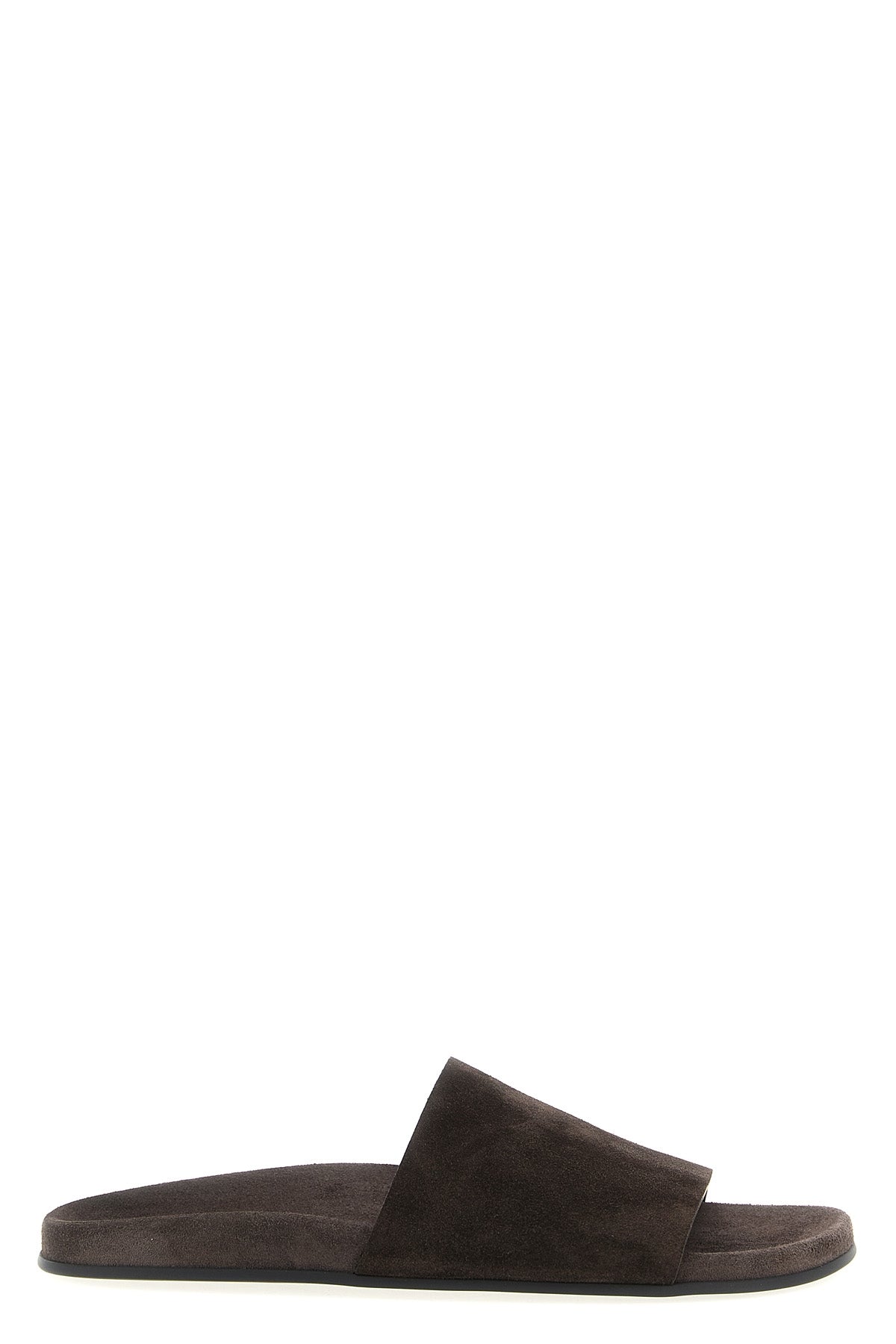 hugh suede slides
