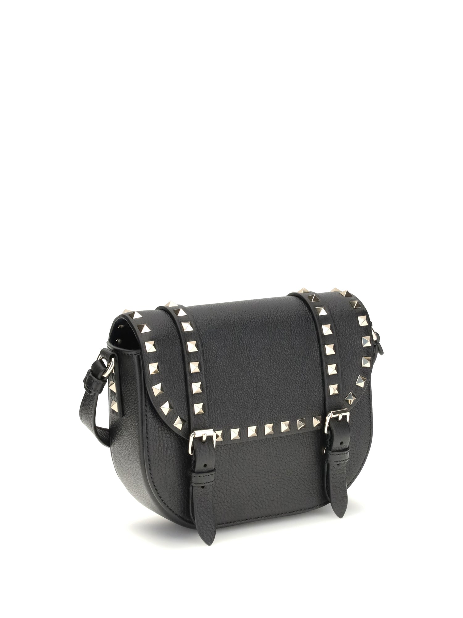 rockstud small messenger shoulder bag