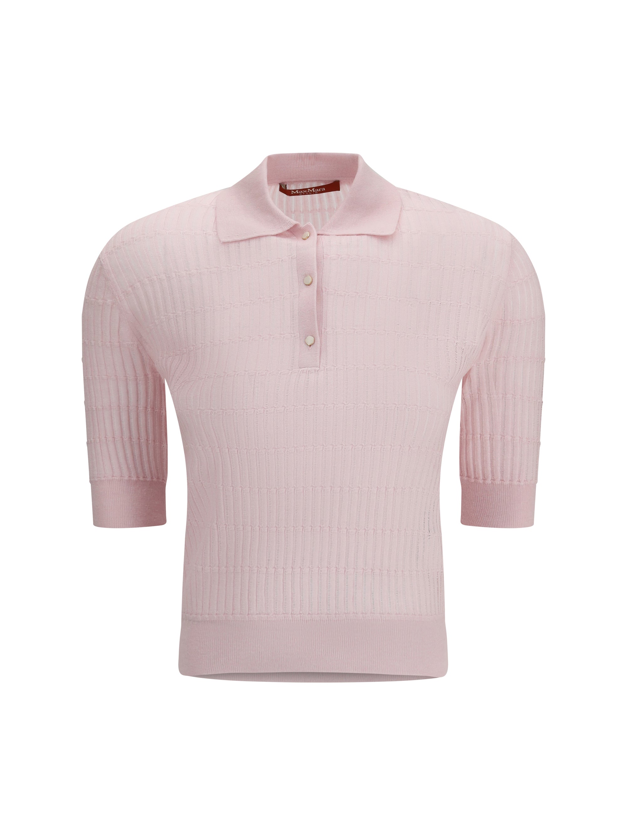 polo gallo in wool and silk