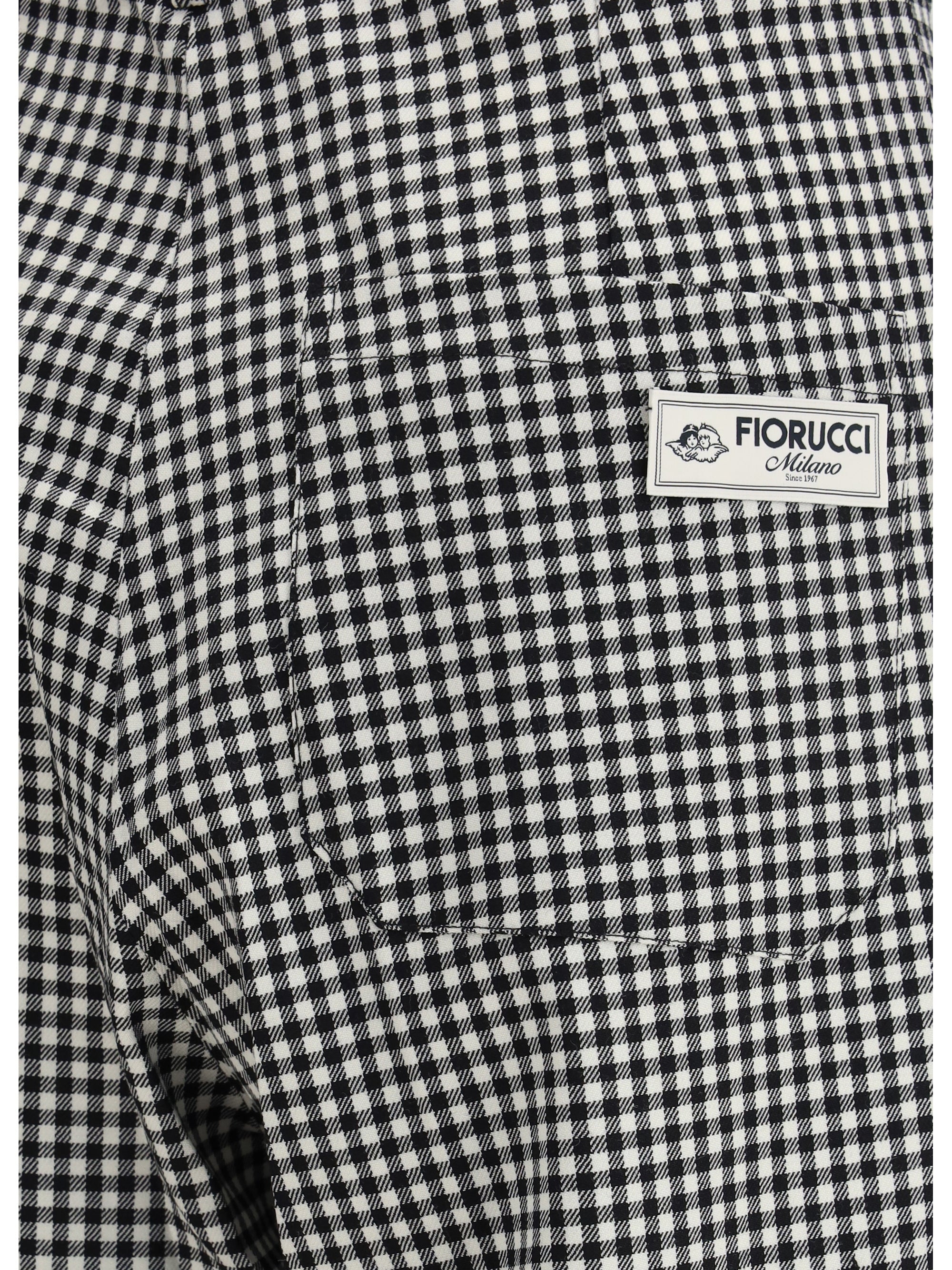 FIORUCCI S gingham trousers