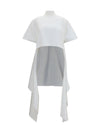 asymmetric cotton t-shirt