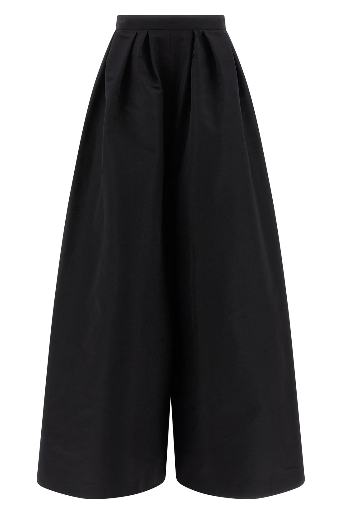 CAROLINA HERRERA 10 palazzo pants in shiny silk faille