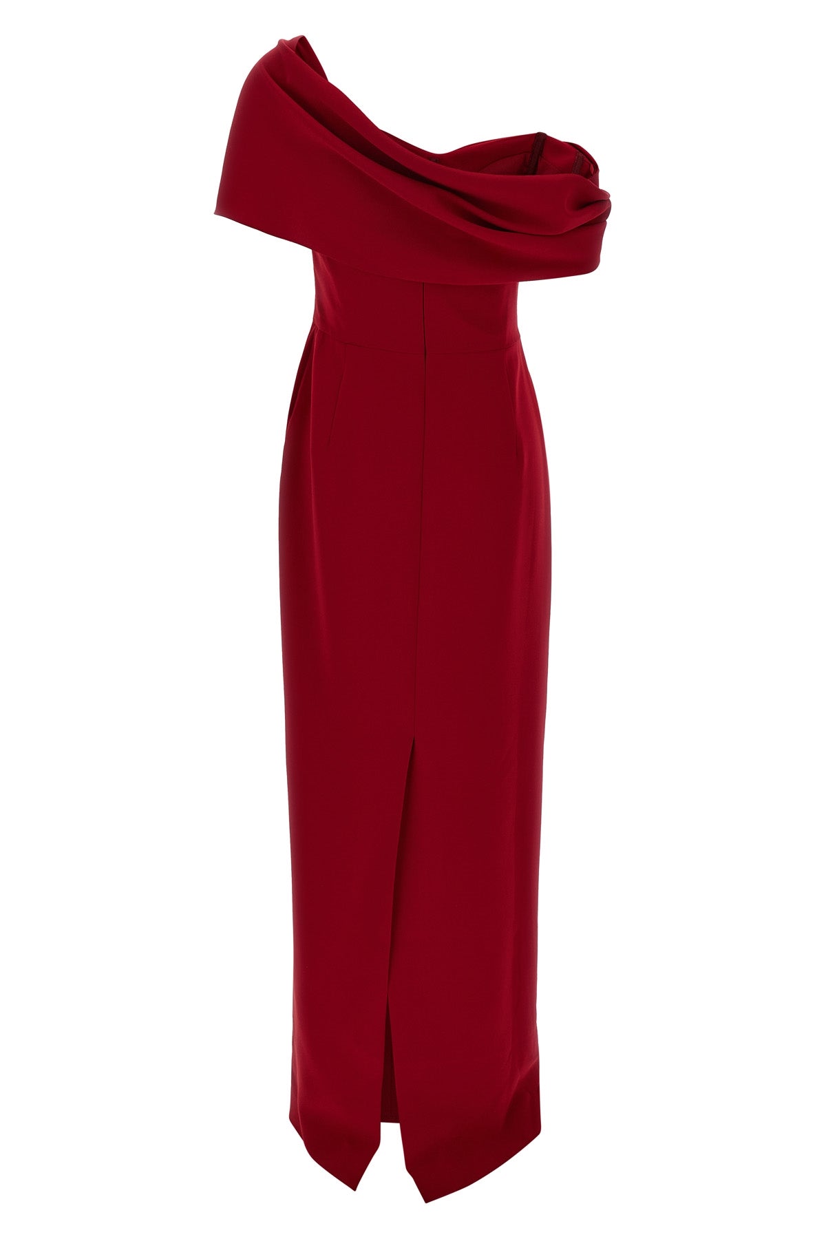 maxi dress in cady