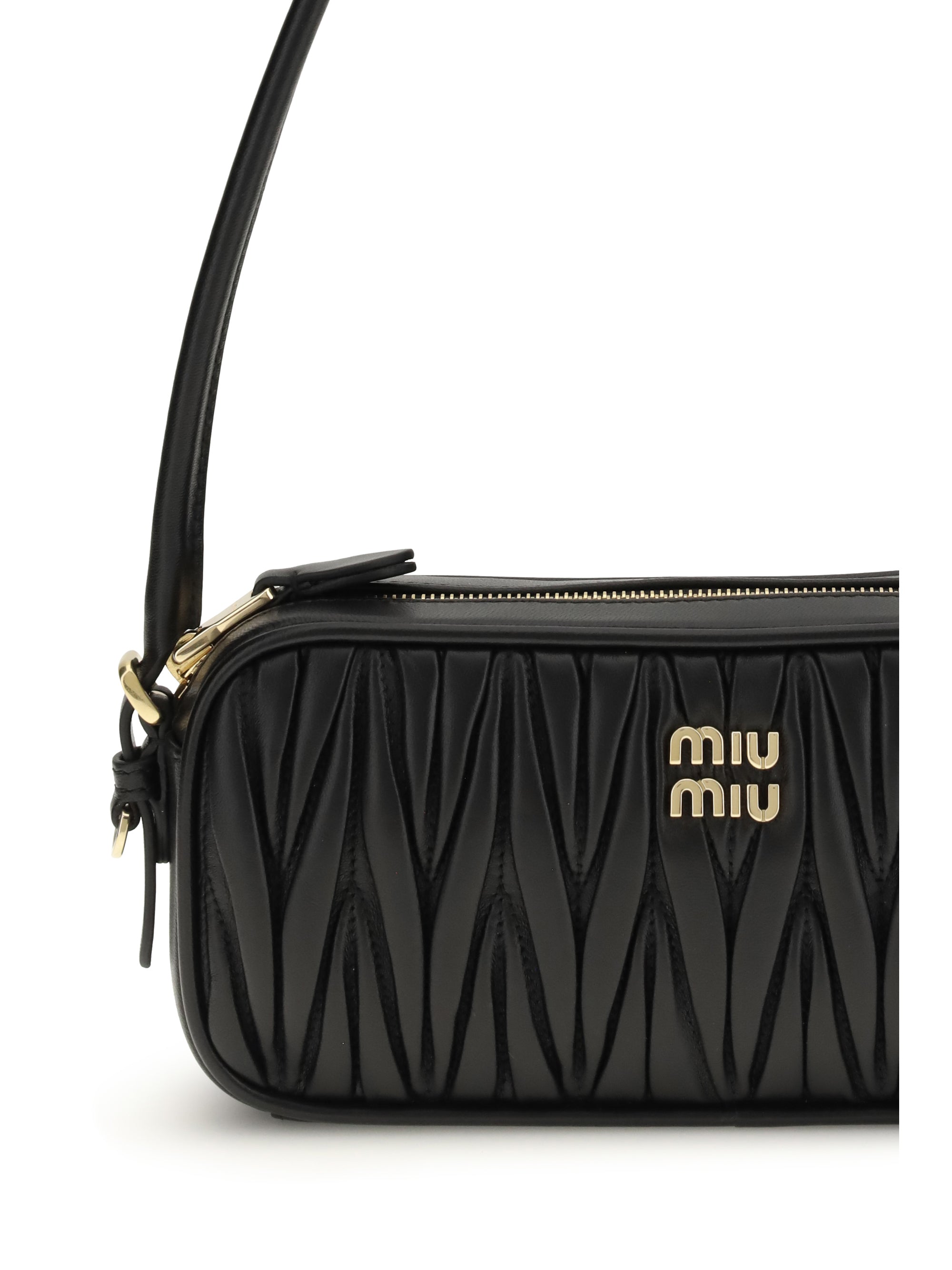MIU MIU OS leather shoulder bag
