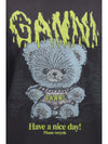 forest teddy graphic t-shirt