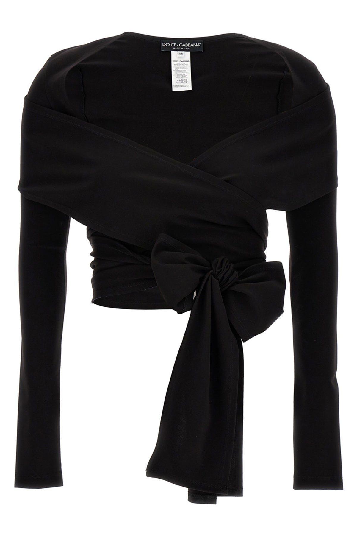 kim dolce&gabbana stretch fabric top