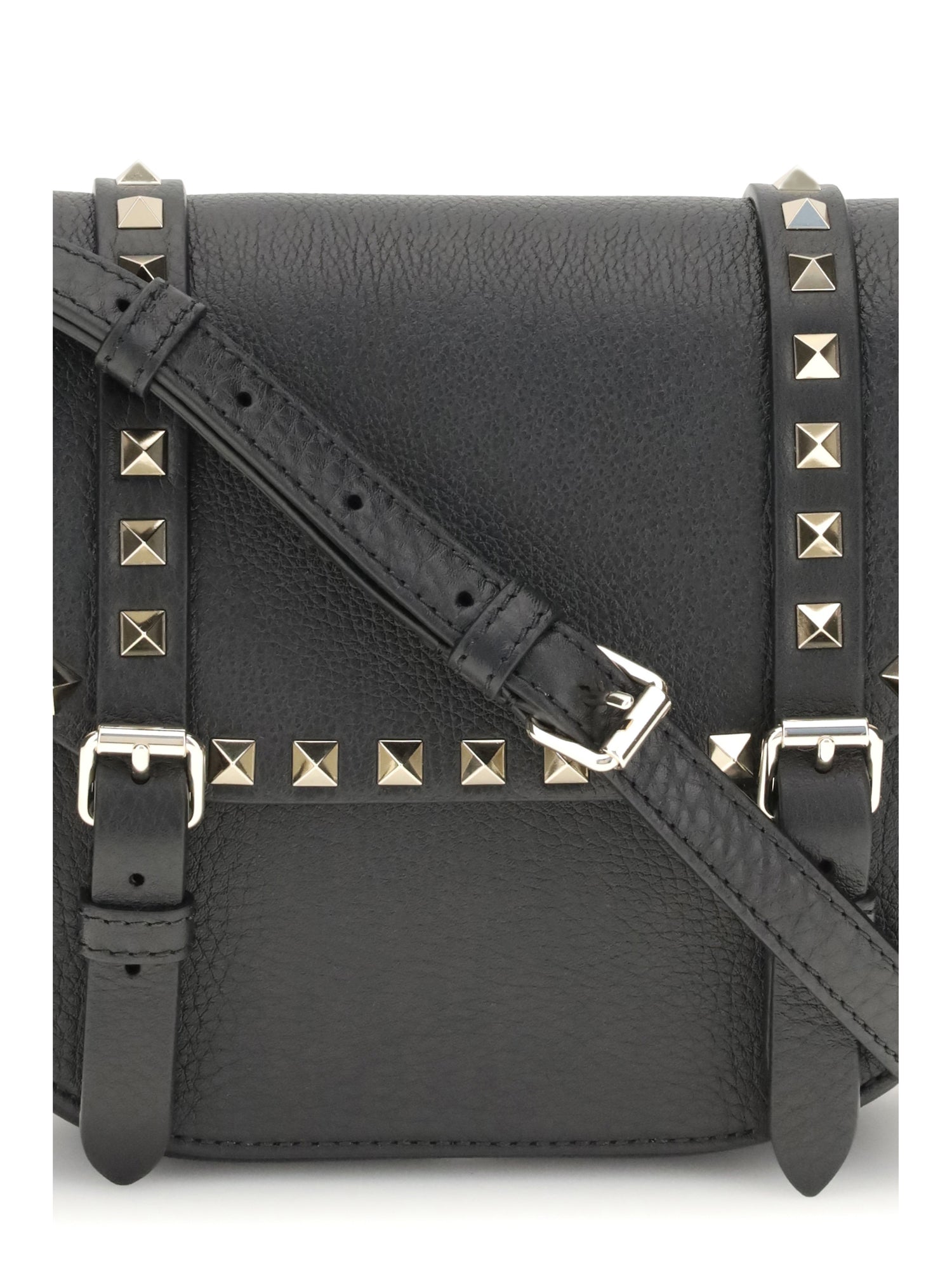 rockstud small messenger shoulder bag