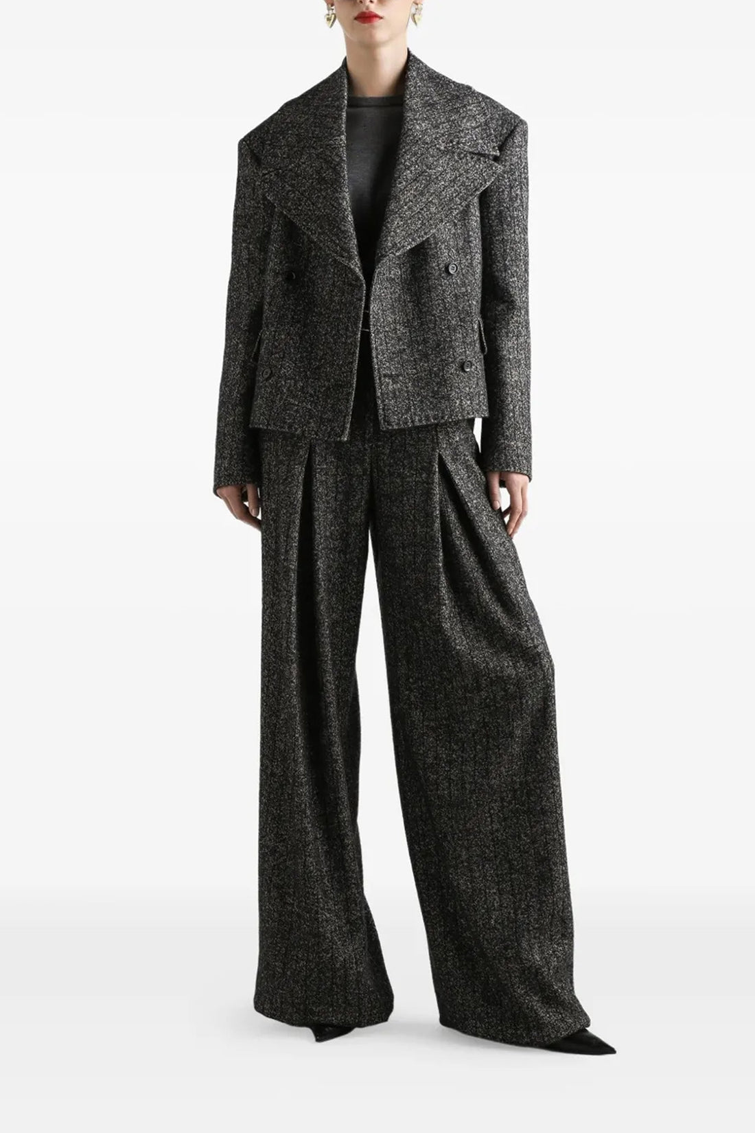 DOLCE &amp; GABBANA 38 striped wool blazer