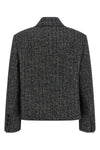striped wool blazer