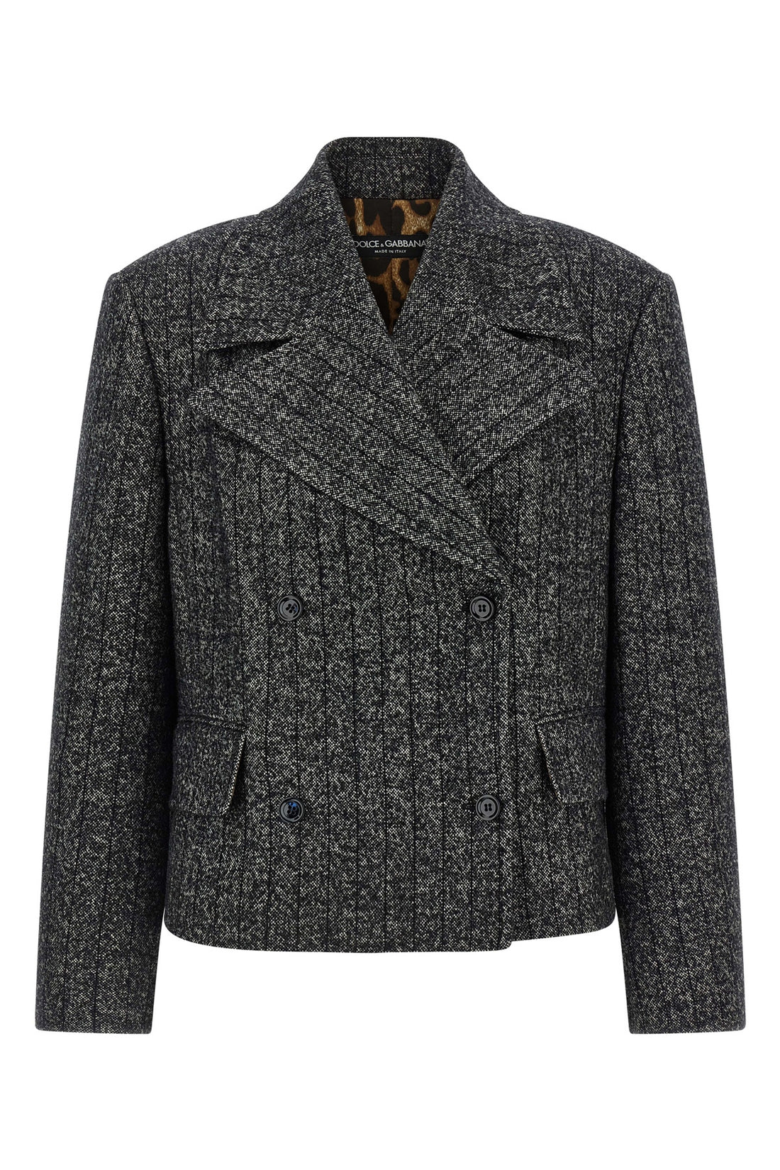 DOLCE &amp; GABBANA 38 striped wool blazer