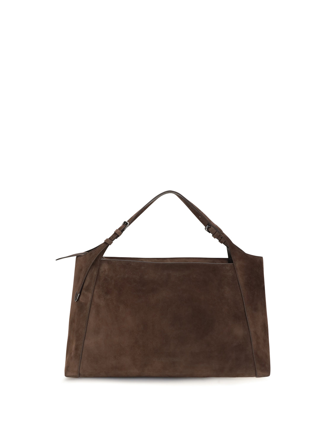 BRUNELLO CUCINELLI OS sartorial suede shoulder bag