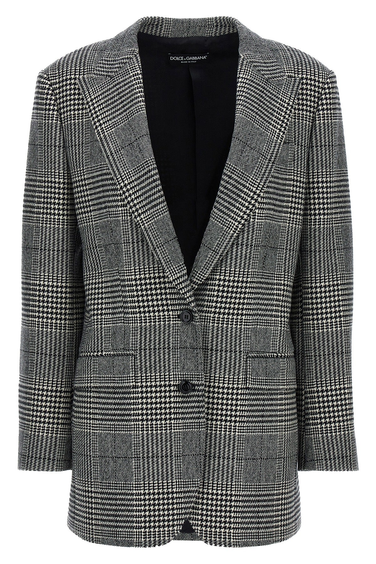 pied de poule cashmere blend blazer