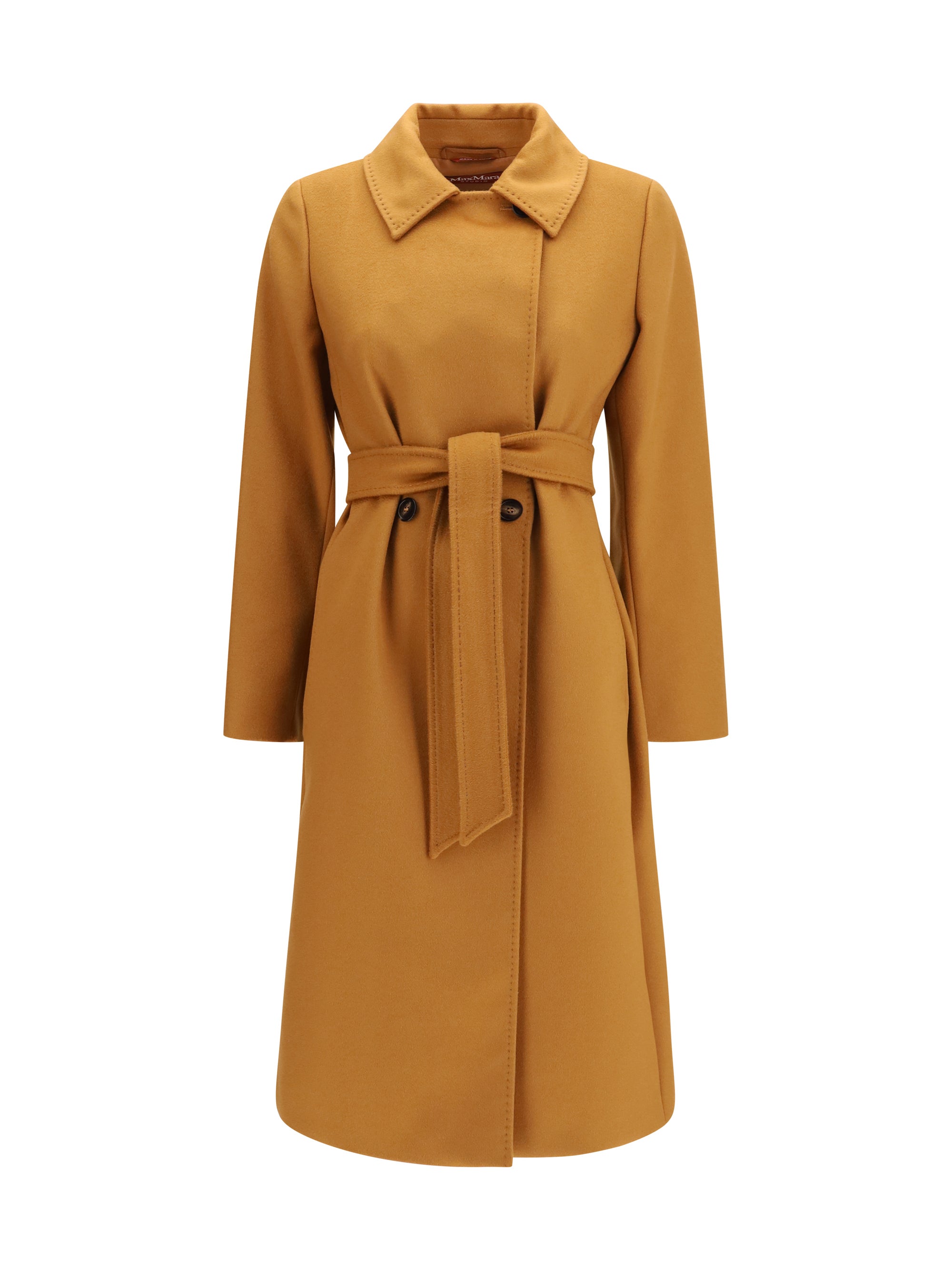 double breasted wool coat