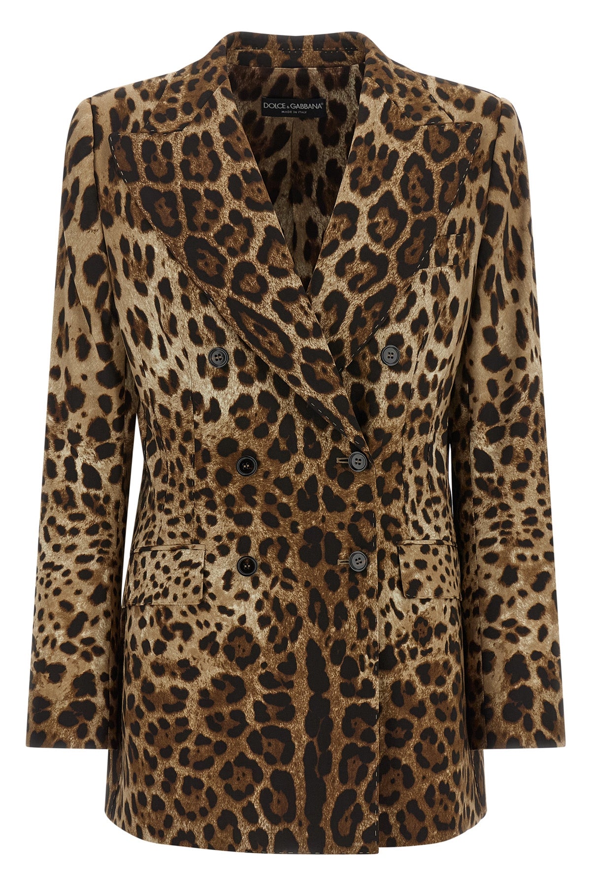 the dolce&gabbana blazer redefines the codes of tailoring through a bold all-ove