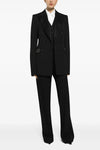 turlington double-breasted wool canvas blazer