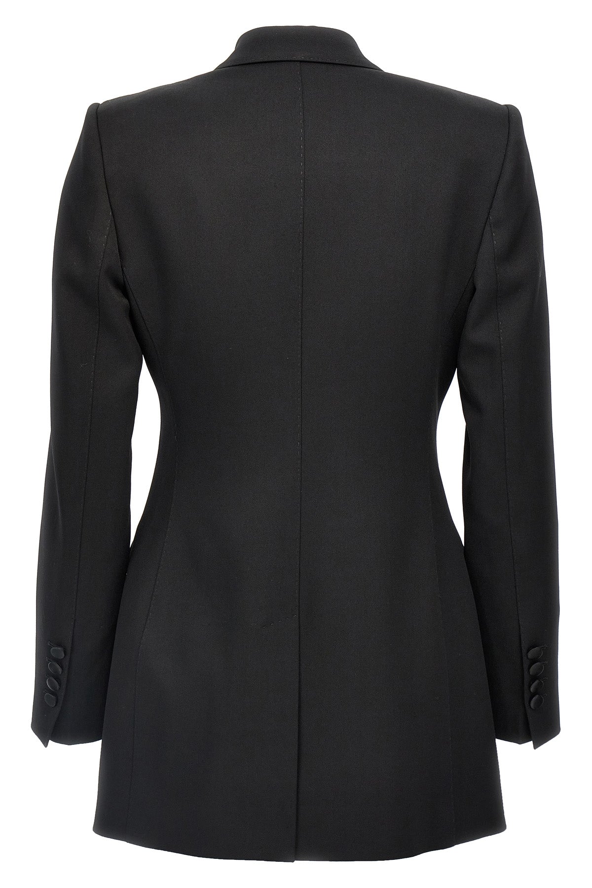 turlington double-breasted wool canvas blazer