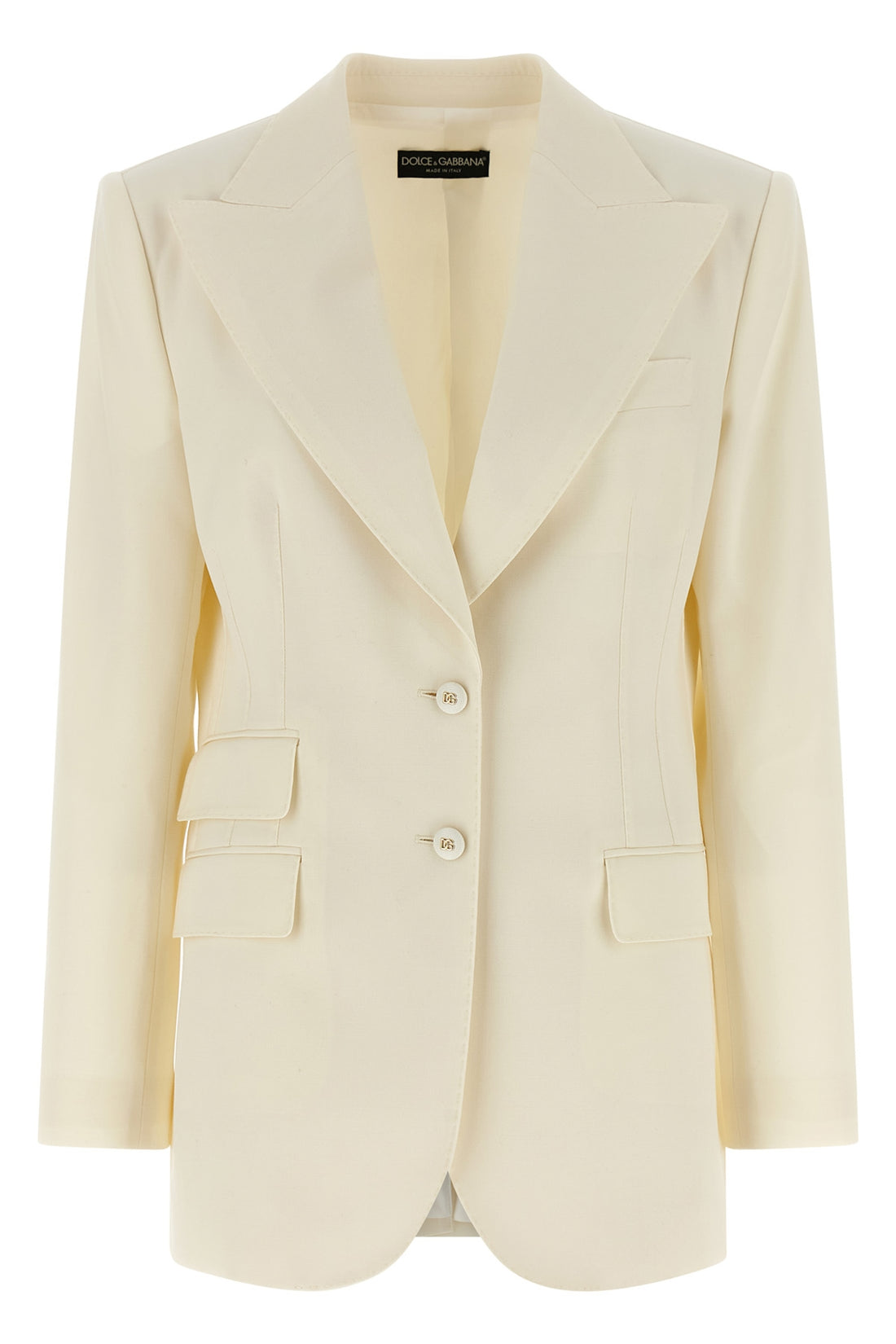 DOLCE &amp; GABBANA 40 single-breasted turlington wool gabardine blazer