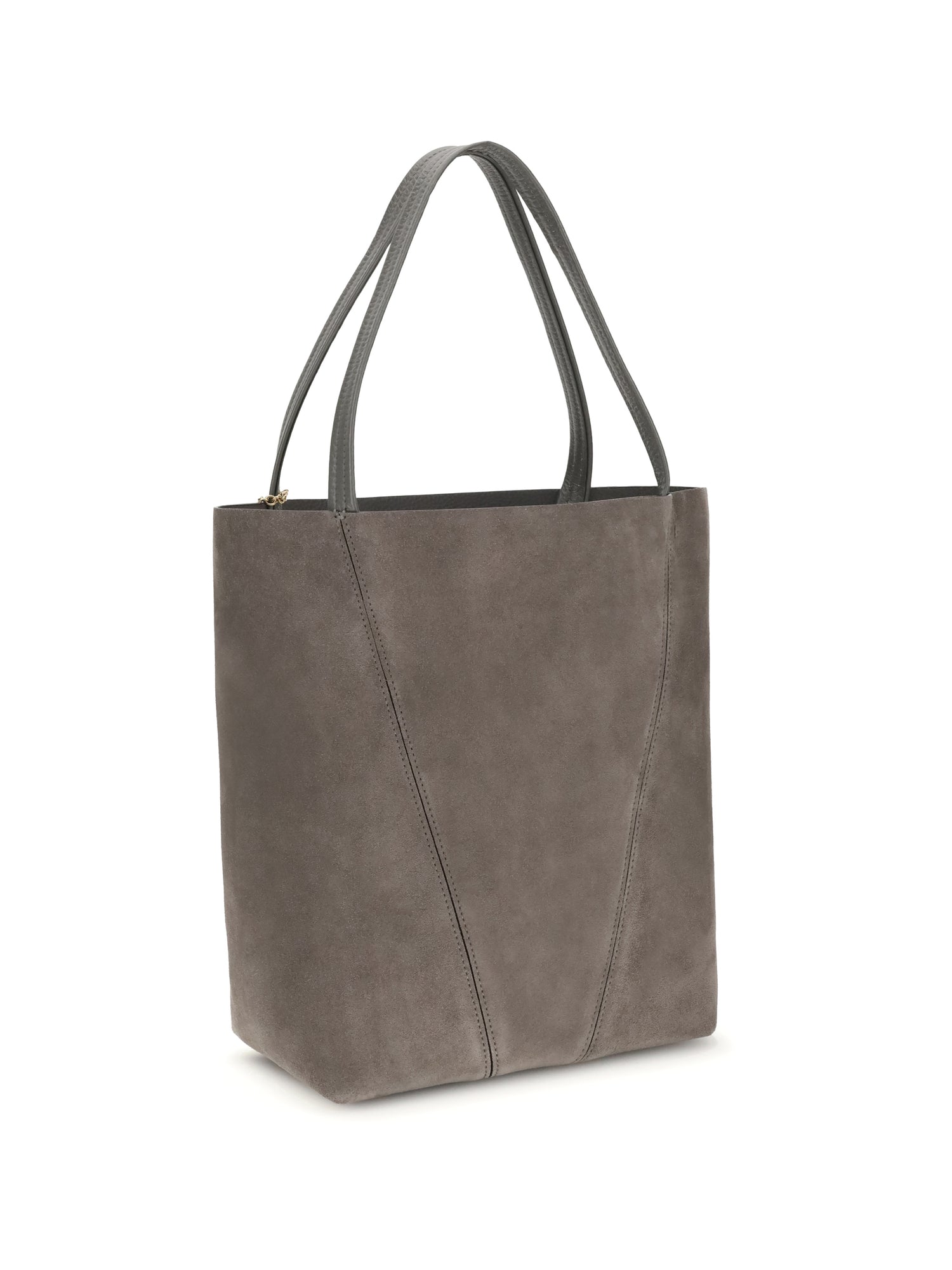 CHLOÉ OS suede spin tote bag