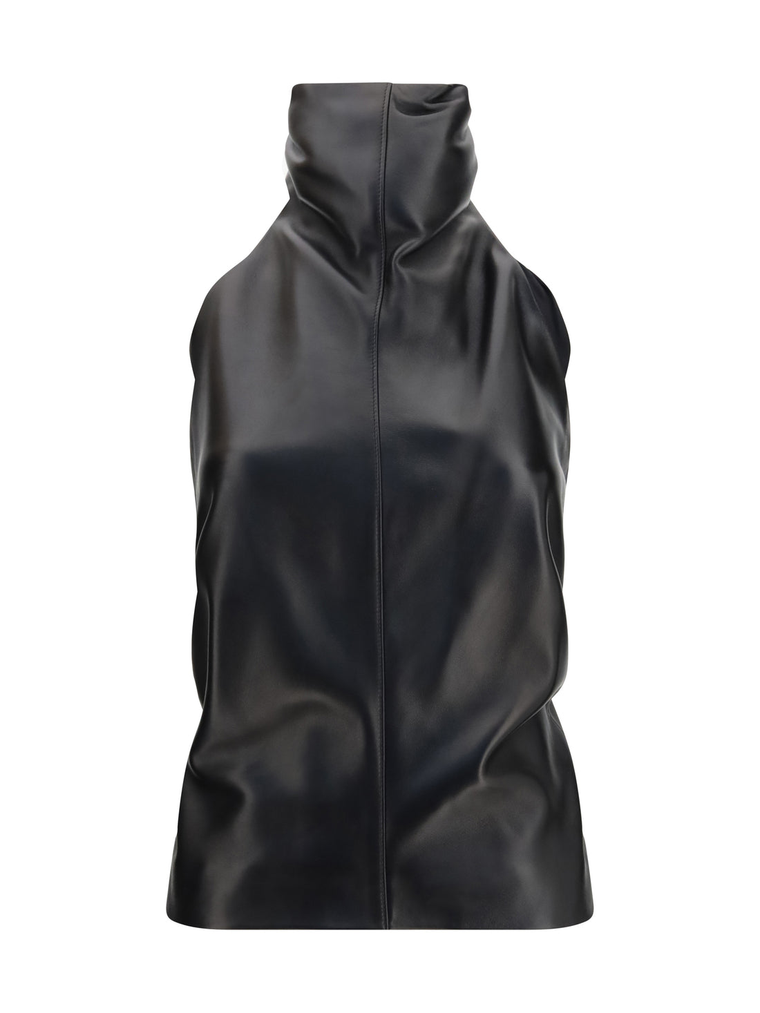 KHAITE 2 rone leather top