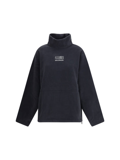 MM6 S high-neck drawstring sweatshirt from the salomon x mm6