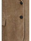 fluid corduroy jacket with monile