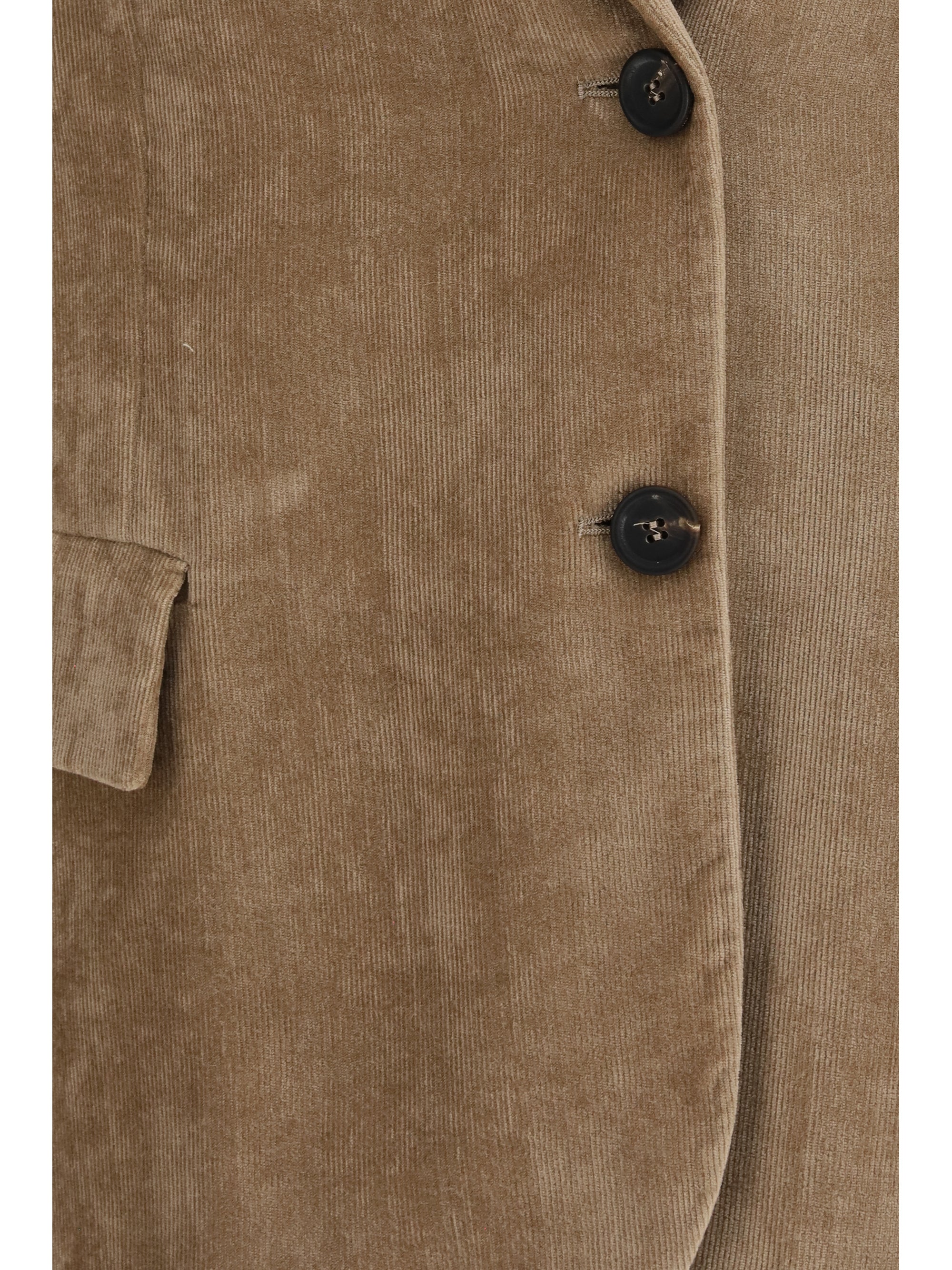 fluid corduroy jacket with monile