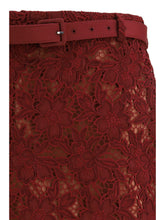 SELF-PORTRAIT 8 guipure lace midi skirt