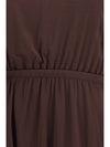 draped midi dress