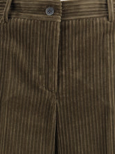 P.A.R.O.S.H. L straight ribbed trousers