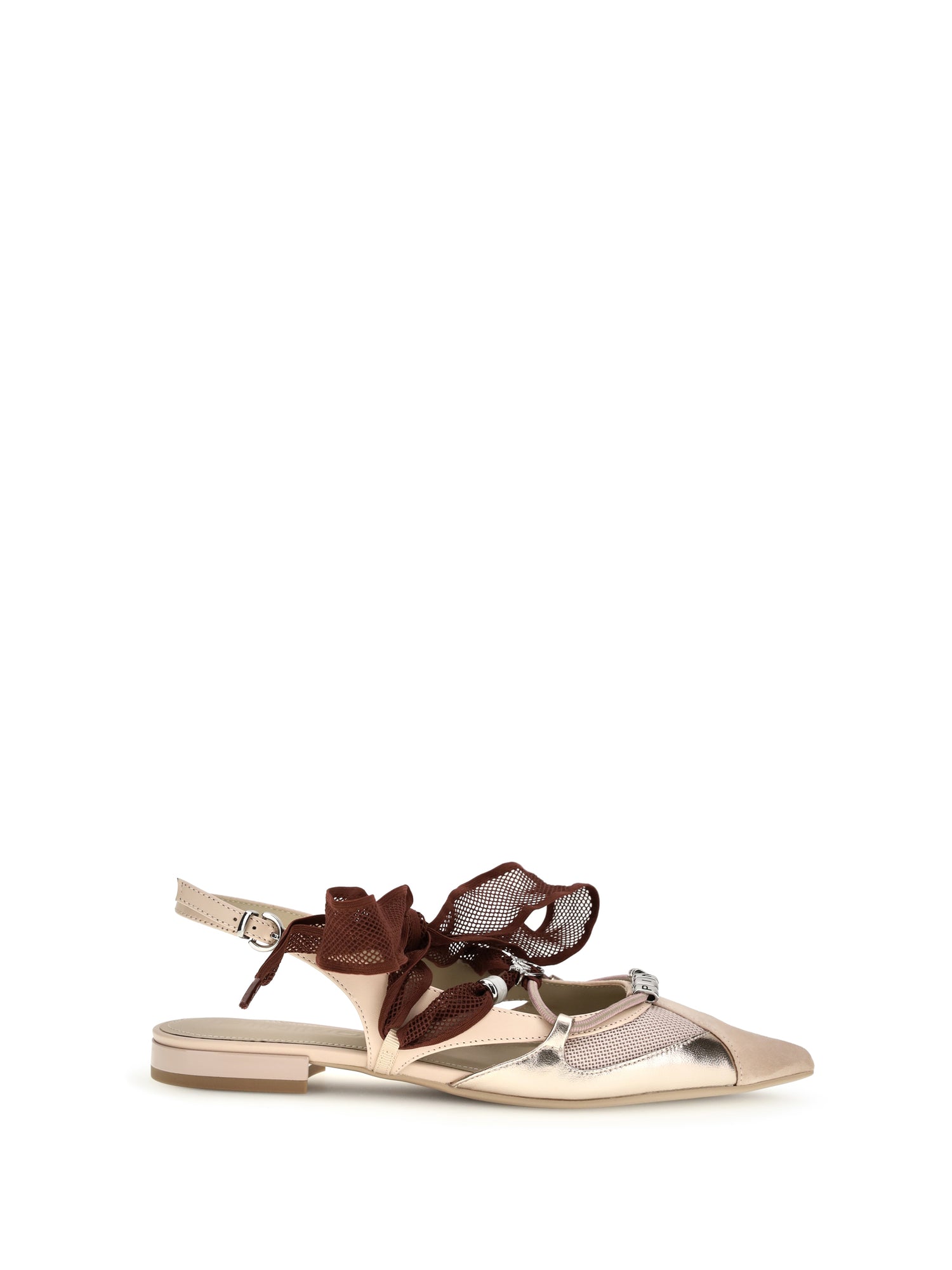 PINKO 36 gianira leather ballerinas
