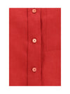 long-sleeved linen shirt