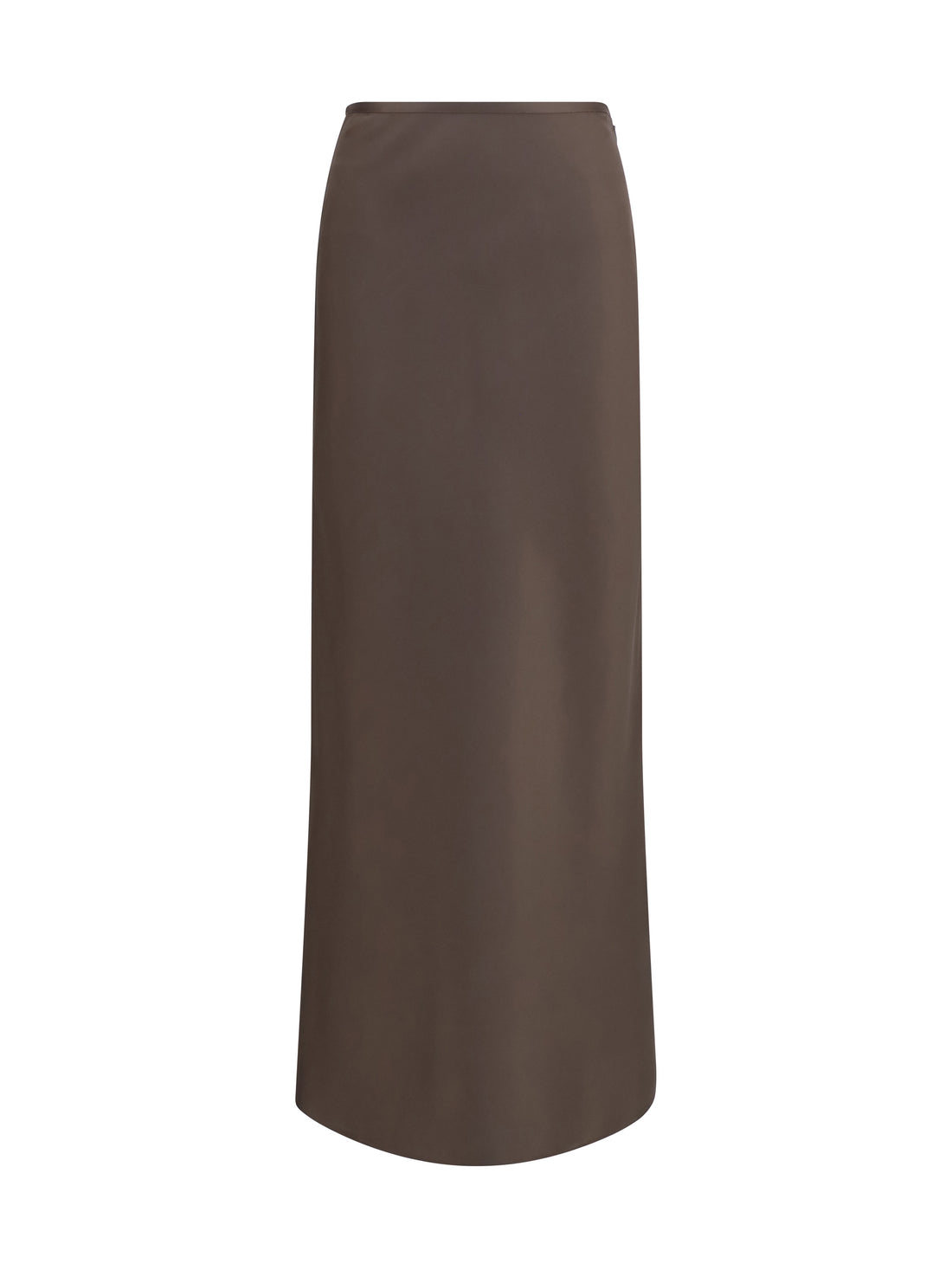 LOULOU DE SAISON M silk twill a-line maxi skirt
