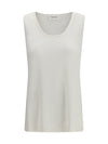 crew-neck tank top