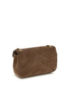 loulou mini suede shoulder bag