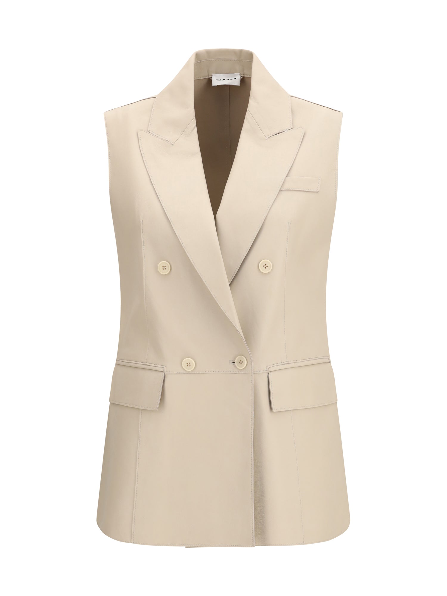 P.A.R.O.S.H. S leather gilet 