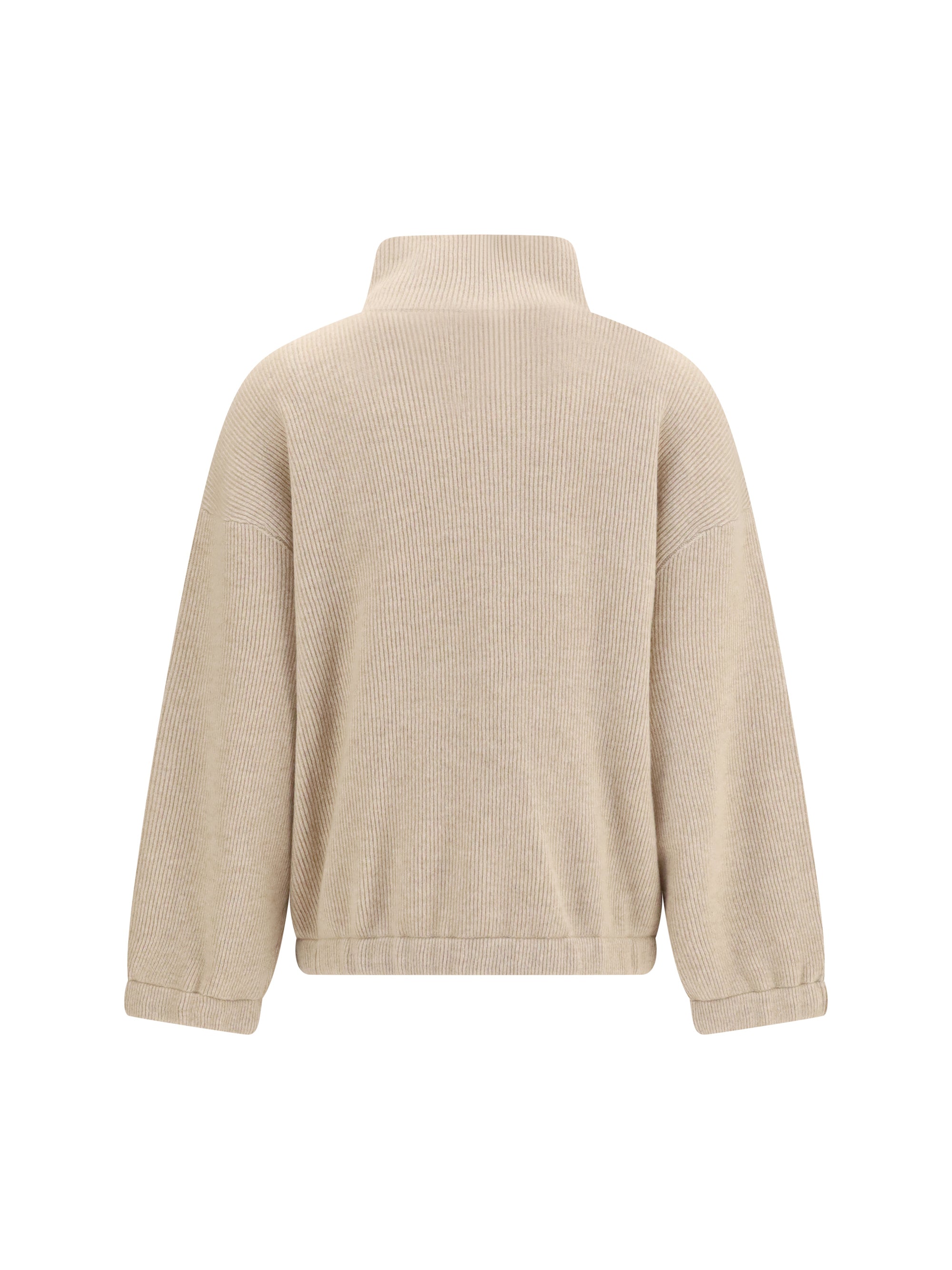 cashmere half-zip sweater
