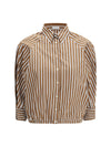 shadow stripe poplin shirt